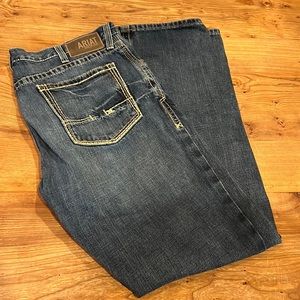 Men’s Ariat M4 Relaxed boot cut jeans, size 38/36
